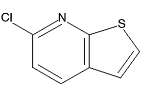 6-CHLOROTHIENO[2,3-B]PYRIDINE structure, CAS 62226-18-0