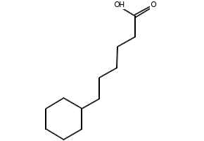 6-CYCLOHEXYLHEXANOIC ACID structure, CAS 4354-56-7