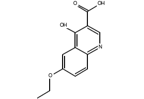 6-ETHOXY-4-HYDROXYQUINOLINE-3-CARBOXYLIC ACID structure, CAS 303121-10-0