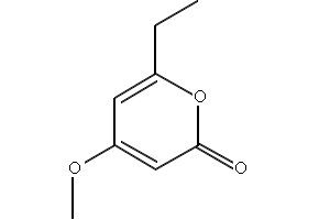 6-ETHYL-4-METHOXY-2-PYRANONE structure, CAS 106950-13-4