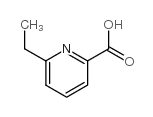 6-ETHYLPICOLINIC ACID structure, CAS 4080-48-2
