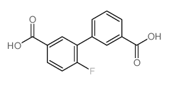 6-FLUORO-[1,1'-BIPHENYL]-3,3'-DICARBOXYLIC ACID structure, CAS 1261977-27-8
