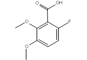 6-FLUORO-2,3-DIMETHOXYBENZOIC ACID structure, CAS 265670-72-2
