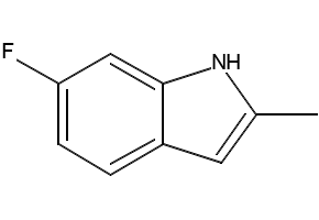 6-FLUORO-2-METHYL-1H-INDOLE structure, CAS 40311-13-5