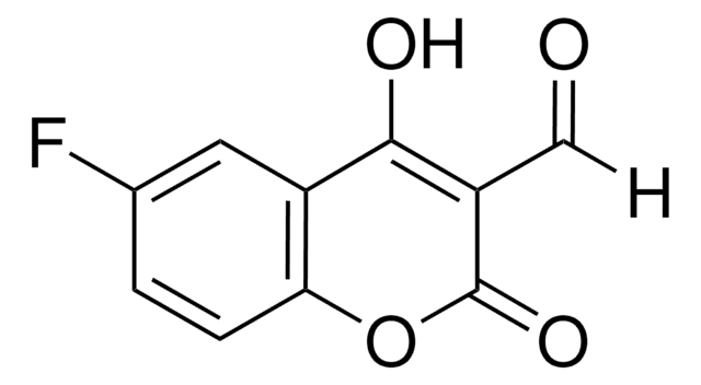 6-FLUORO-4-HYDROXY-2-OXO-2H-CHROMENE-3-CARBALDEHYDE structure, CAS 126214-26-4