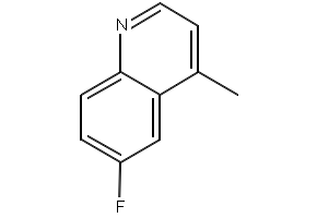 6-FLUORO-4-METHYLQUINOLINE structure, CAS 31598-65-9