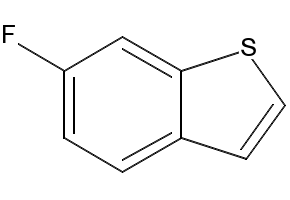 6-FLUOROBENZO[B]THIOPHENE structure, CAS 205055-10-3