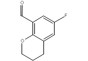 6-FLUOROCHROMAN-8-CARBALDEHYDE structure, CAS 82060-91-1
