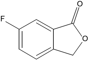 6-FLUOROISOBENZOFURAN-1(3H)-ONE structure, CAS 23932-84-5