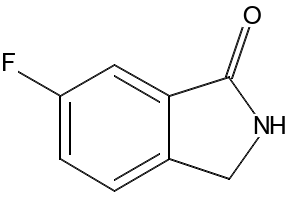 6-FLUOROISOINDOLIN-1-ONE structure, CAS 340702-10-5