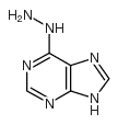 6-HYDRAZINOPURINE structure, CAS 5404-86-4
