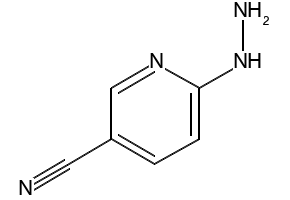 6-HYDRAZINYLNICOTINONITRILE structure, CAS 104408-24-4