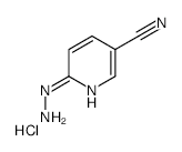 6-HYDRAZINYLNICOTINONITRILE HYDROCHLORIDE structure, CAS 1257855-11-0