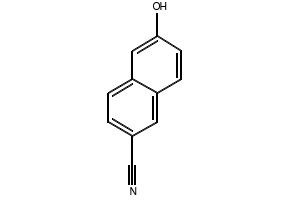 6-HYDROXY-1-NAPHTHONITRILE structure, CAS 130200-57-6