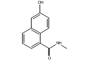 6-HYDROXY-N-METHYL-1-NAPHTHAMIDE structure, CAS 847802-91-9