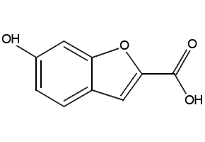 6-HYDROXYBENZOFURAN-2-CARBOXYLIC ACID structure, CAS 334022-87-6