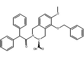 6-IODO-1,2,3,4-TETRAHYDROISOQUINOLINE-3-CARBOXYLIC ACID structure, CAS 228728-11-8