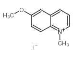 6-METHOXY-1-METHYLQUINOLIN-1-IUM IODIDE structure, CAS 21979-59-9