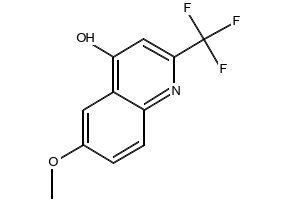 6-METHOXY-2-(TRIFLUOROMETHYL)QUINOLIN-4-OL structure, CAS 1701-21-9