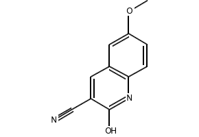 6-METHOXY-2-OXO-1,2-DIHYDROQUINOLINE-3-CARBONITRILE structure, CAS 123990-79-4