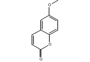 6-METHOXY-2H-CHROMEN-2-ONE structure, CAS 17372-53-1