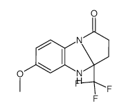 6-METHOXY-3A-(TRIFLUOROMETHYL)-2,3,3A,4-TETRAHYDRO-1H-BENZO[D]PYRROLO[1,2-A]IMIDAZOL-1-ONE structure, CAS 1200120-81-5