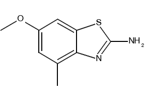 6-METHOXY-4-METHYLBENZO[D]THIAZOL-2-AMINE structure, CAS 331679-72-2