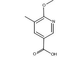 6-METHOXY-5-METHYLNICOTINIC ACID structure, CAS 1211531-94-0