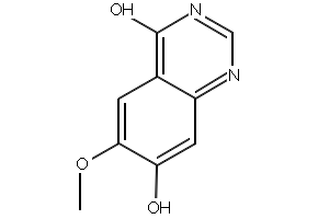 6-METHOXY-7-HYDROXYQUINAZOLIN-4-ONE structure, CAS 162012-72-8
