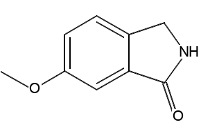 6-METHOXYISOINDOLIN-1-ONE structure, CAS 132680-54-7