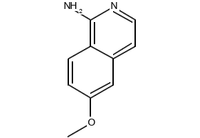 6-METHOXYISOQUINOLIN-1-AMINE structure, CAS 266690-48-6
