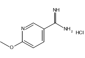 6-METHOXYNICOTINIMIDAMIDE HYDROCHLORIDE structure, CAS 201937-22-6