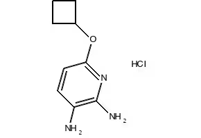 6-METHOXYPYRIDINE-2,3-DIAMINE HYDROCHLORIDE structure, CAS 1159824-73-3