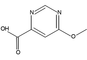 6-METHOXYPYRIMIDINE-4-CARBOXYLIC ACID structure, CAS 38214-45-8