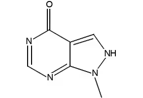 6-METHYL-1H-PYRAZOLO[3,4-D]PYRIMIDIN-4(2H)-ONE structure, CAS 134791-37-0