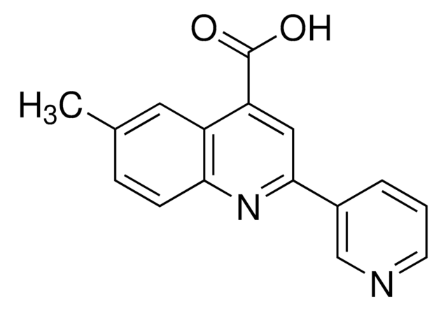 6-METHYL-2-(PYRIDIN-3-YL)QUINOLINE-4-CARBOXYLIC ACID structure, CAS 5110-02-1