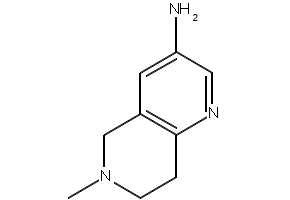6-METHYL-3-NITRO-5,6,7,8-TETRAHYDRO-1,6-NAPHTHYRIDINE structure, CAS 123792-64-3