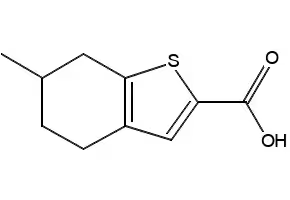 6-METHYL-4,5,6,7-TETRAHYDROBENZO[B]THIOPHENE-2-CARBOXYLIC ACID structure, CAS 900137-02-2