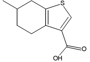 6-METHYL-4,5,6,7-TETRAHYDROBENZO[B]THIOPHENE-3-CARBOXYLIC ACID structure, CAS 438213-69-5