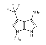 6-METHYL-4-(TRIFLUOROMETHYL)-1,6-DIHYDROPYRAZOLO[3,4-C]PYRAZOL-3-YLAMINE structure, CAS 478047-15-3