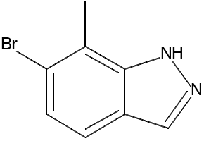 6-METHYL-7-NITRO-1H-INDAZOLE structure, CAS 717881-06-6