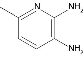 6-METHYLPYRIDINE-2,3-DIAMINE structure, CAS 33259-72-2