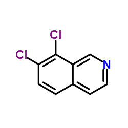 7,8-DICHLOROISOQUINOLINE structure, CAS 61563-36-8