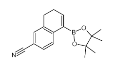 7,8-DIHYDRO-5-(4,4,5,5-TETRAMETHYL-1,3,2-DIOXABOROLAN-2-YL)-2-NAPHTHALENECARBONITRILE structure, CAS 952675-93-3