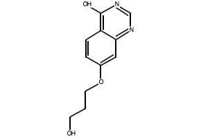 7-(3-HYDROXYPROPOXY)QUINAZOLIN-4(3H)-ONE structure, CAS 557770-89-5