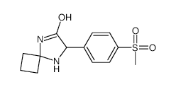 7-(4-(METHYLSULFONYL)PHENYL)-5,8-DIAZASPIRO[3.4]OCTAN-6-ONE structure, CAS 1272755-84-6