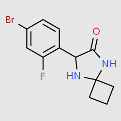 7-(4-BROMO-2-FLUOROPHENYL)-5,8-DIAZASPIRO[3.4]OCTAN-6-ONE structure, CAS 1272755-81-3