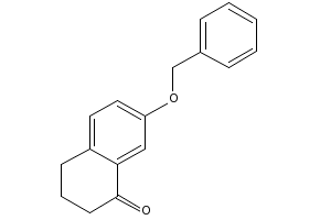 7-(BENZYLOXY)-3,4-DIHYDRONAPHTHALEN-1(2H)-ONE structure, CAS 32263-64-2