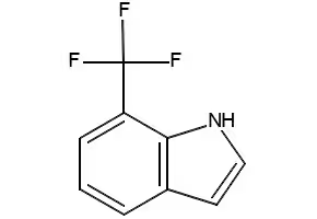 7-(TRIFLUOROMETHYL)-1H-INDOLE structure, CAS 172217-02-6