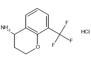 7-(TRIFLUOROMETHYL)CHROMAN-4-AMINE HYDROCHLORIDE structure, CAS 191608-40-9